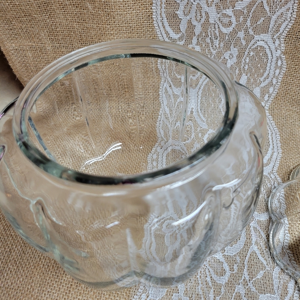 Glass pumpkin candy bowl - Picture 5 of 5